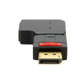 CY DisplayPort macho a hembra adaptador de extensión estándar DP 4K ángulo recto 90 grados