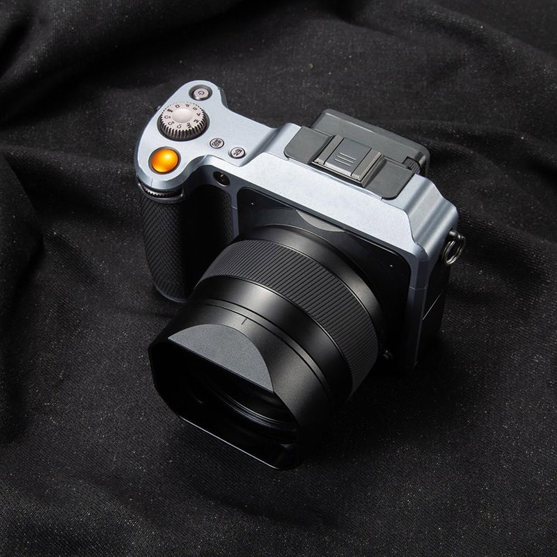 XCD 4/45P Square Metal Lens Hood with Lens Cap for