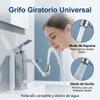 Aireador Extensor de Grifo Giratorio de 1080, Universal Extension de