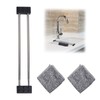 Yallmie Dishcloth Drying Rack Sink with 2 Rags, Dish Rag