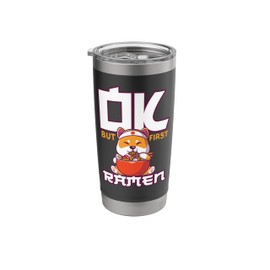 Ramen Noodle Bowl Love Japanese Kawaii Otaku Corgi Ok But Stainless Steel Insulated Tumbler