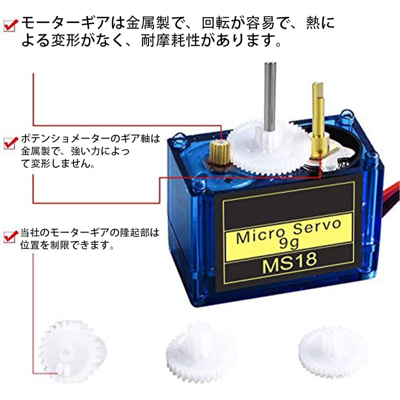 ICQUANZX 5pcs SG90 9G Micro Servo Motor Kit with RC