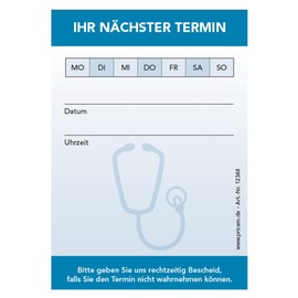 PRICARO Appointment Pad for Doctors and Medical Professionals (Pack of 20) Stethoscope