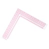 LXUEJIE L-Square Ruler Clear Sewing Ruler, Plastic Measure Tailor Rulers