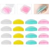 4 pares de herramientas para permanente de pestañas, Transparent Eye
