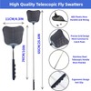 Telescopic Fly Swatter, Jakeloo 3 Pack Fly Swatter for Indoors