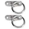 2pcs Stainless Steel Pad Eye Plate High Strength Highly Polished