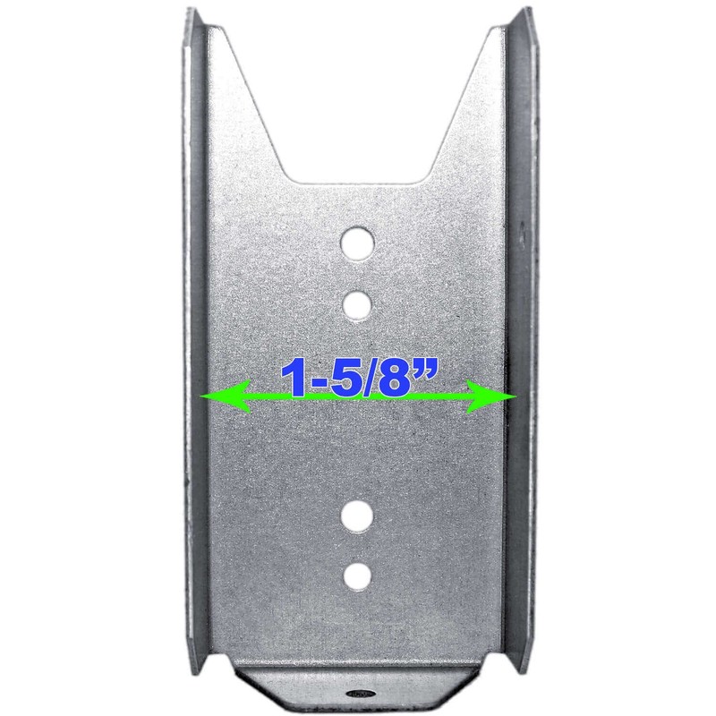 Jake Sales Wood Fence Rail Bracket for 2x4 Dimensional Lumber.