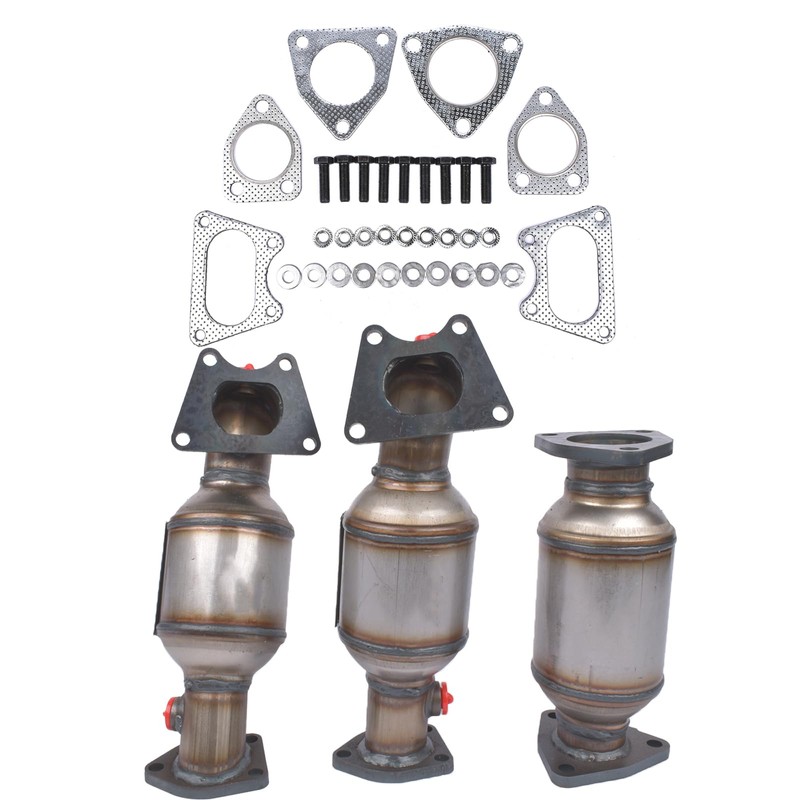 Weonefit Catalytic Converter Set 1 and 2 LH RH Replacement