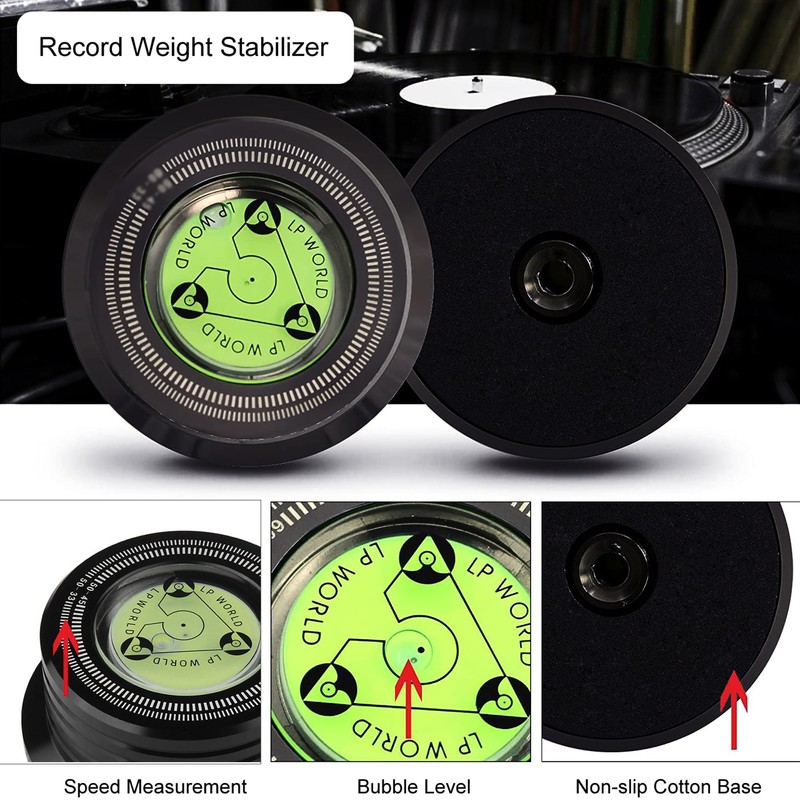 Tenlysound Turntable Level (RW628, Black)