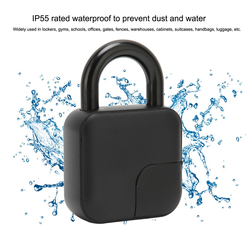 L3+ Fingerprint Padlock Professional IP55 Waterproof USB Charge Smart Bluetooth