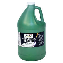 Sax Versatemp Premium Heavy-Bodied Tempera Paint, Green, 1 Gallon