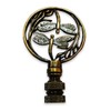 Royal Designs Double Dragon Fly Filigree 2.75" Lamp Finial for