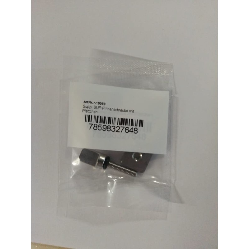 Suppi SUP Fin Screw with Plate for Boards with US