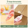 3-Pack Mini Ceramic Box Cutter, Retractable Utility Knife with Safety