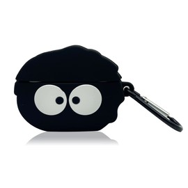 CellDesigns 3D Cartoon Rubber Shockproof Protective Cover/Skin for AirPods Pro Charging Case (Soot Ball Sprites)