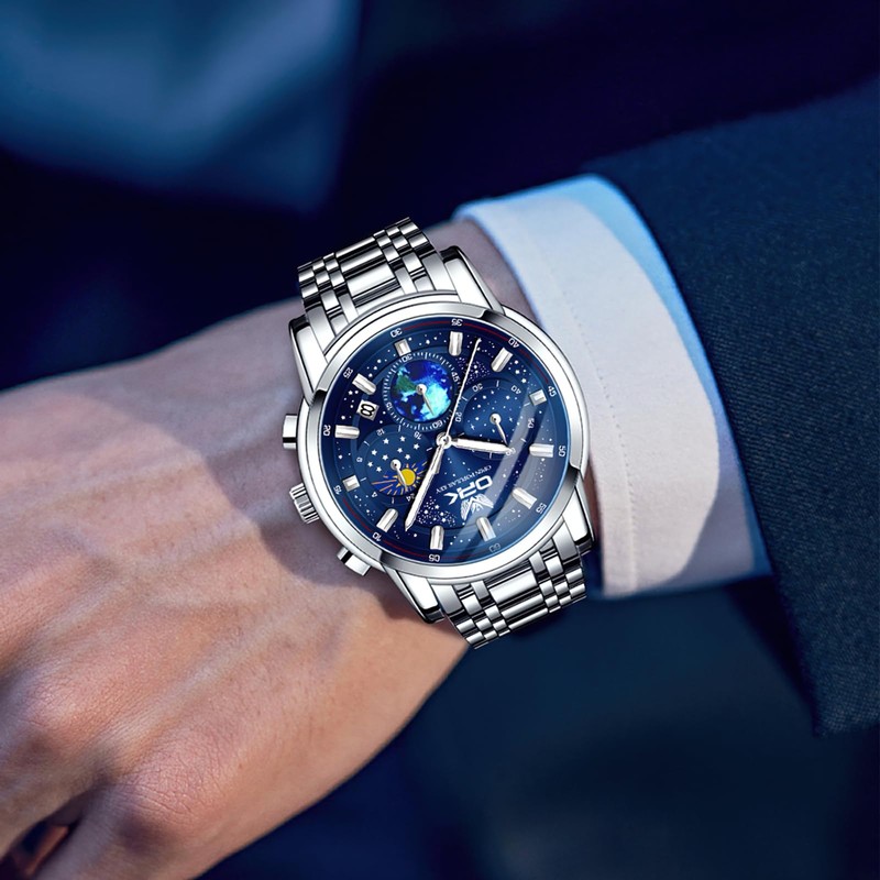 Basfur Watch Bas-Mon-Ho-022-02, blue, Modern