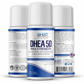 DHEA Cream 50mg for Men & Women Bioidentical DHEA USP, Natural Energy Supplement