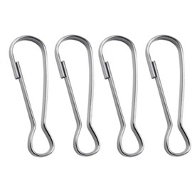 QLXHBOT Lanyard Clips, Lanyard Hooks 100pcs,1.26 in Premium Clasps Hooks Closures Snap Hooks Small for Crafts Lanyards Metal Key Chain Ring Making Jewelry Replacement Clips