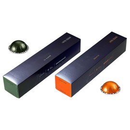 Kaffeekuss Vertuo Line Espresso Pack of 2 sleeves: Il Caffe and Orafio, 1.35 oz, 20 Coffee Capsules