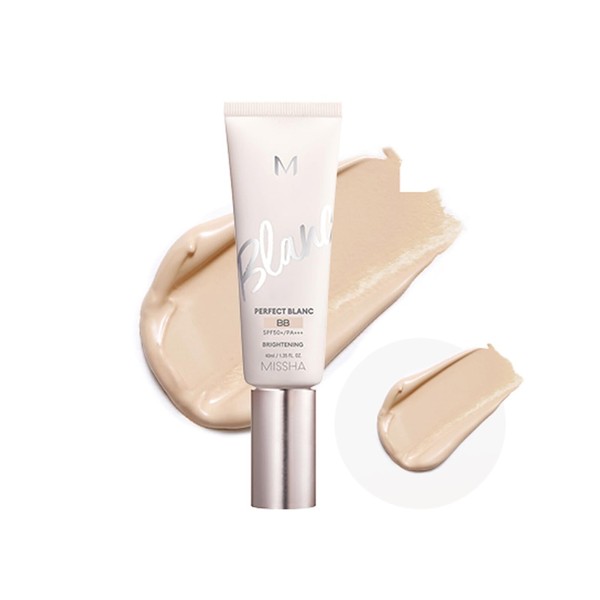 MISSHA M Perfect Blanc BB Creams, SPF50+ PA+++, Flawless Coverage,