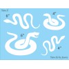 Stencils-by-Joanie Joanie Snakes Stencil Southwest Decor Western Reptile Desert DIY