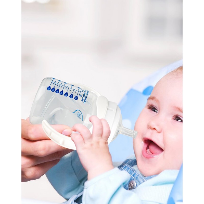 Sippy Straw Cup Conversion Kit for Dr Browns Wide-Neck Baby