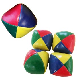 Alpha Depot Beanbag Juggling Ball Street Performing Tools Entertaining Beginners Cute Bean Bag Colorful (5cm x 12pcs)
