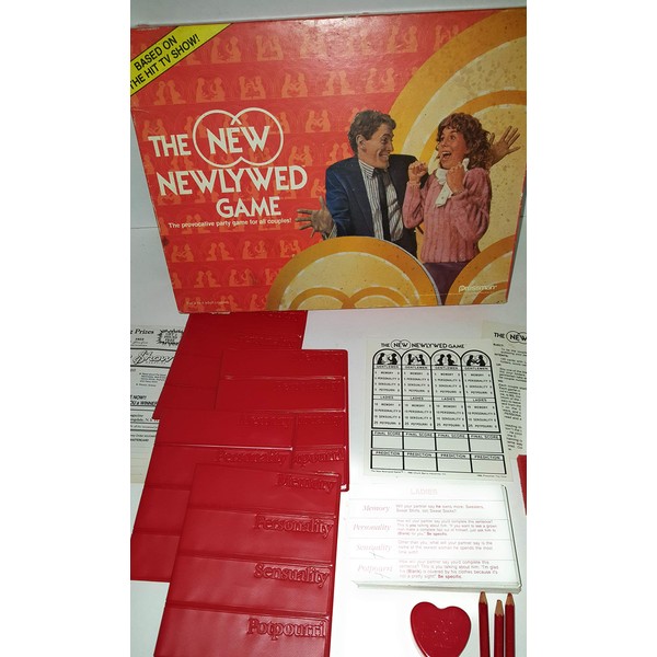 1986 The New Newlywed Newly Wed Traditional Board Couples Game 5353 by Pressman