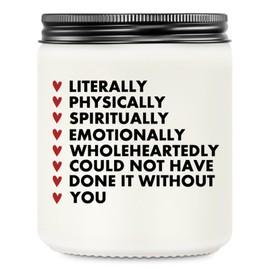 Thank You Gifts for Women, Lavender Scented Candle,Thank You Candle, Hostess, Teacher, Appreciation Gifts for Women, Coworkers, Friend, Nurse