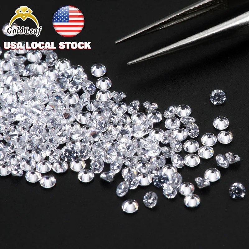 Goldleaf US Local Stock VVS1 Small Size 0.8-2.9mm 5ct/Bag Loose