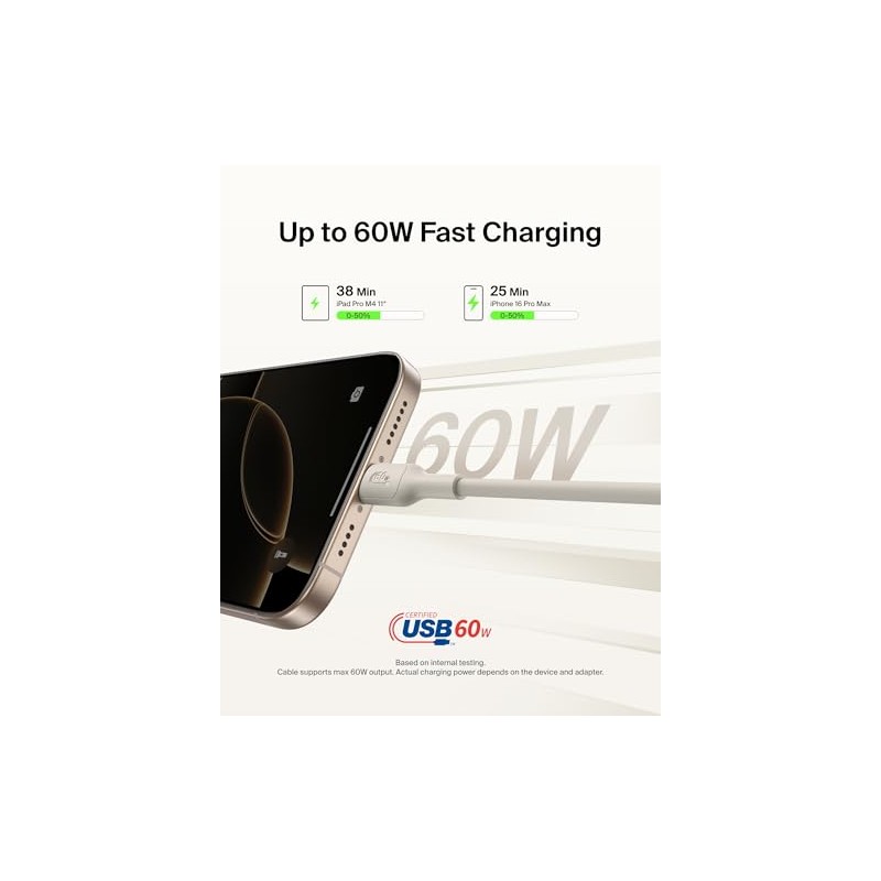 Belkin Cable Eco USB-C a USB-C de 6.6 pies, 60