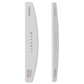 Makartt Nail File, 100/180 Grit Nail Files for Natural Nails, Professional Strong Emery Boards for Nails Doubled Sides Washable Fingernail Files Manicure Tool Set(Zebra-2pcs Trial Set)