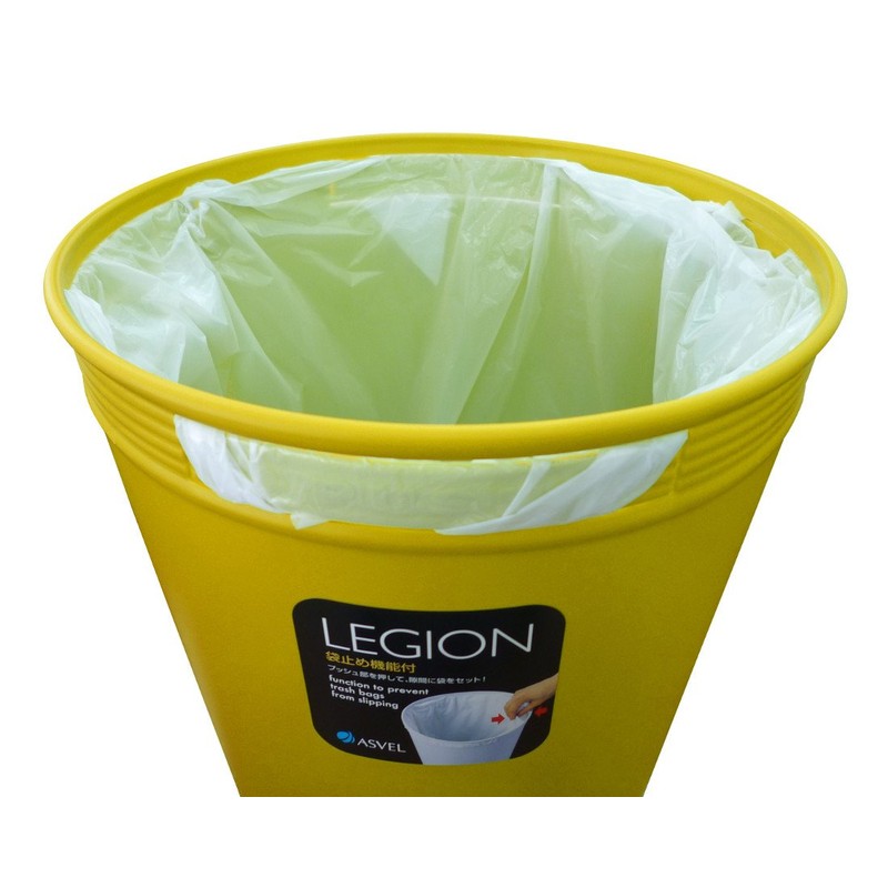 Asbel Garbage Can M, Legion BS, 10.6L Green