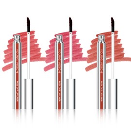 3 Colors Peel Off Lip Liner, Long-Lasting Peel Off Lip Tint, Waterproof Matte Lip Gloss, Non-Stick Cup Tattoo Magic Color Tint, Highly Pigmented Peel Off Lip Liner(3ml*3)