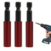 Annlpoy 3 pieces magnetic bit holder, magnetic extension cordless screwdriver,
