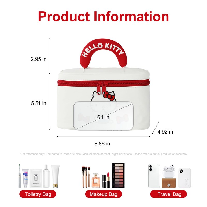 Vimanllie Large Travel Makeup Bag Waterproof Cosmetic Bags,Portable Toiletry Organizer