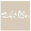 Salt Life Bumper Sticker Decal White 9" Wide X 3" Tall