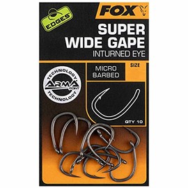 Fox Edges Armapoint Super Wide Gape (Inturned Eye) - Size 6 Carp Hooks