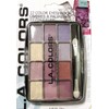L.A. Colors Expressions, 12 Color Eyeshadow, BEP420 Chic, 0.49 Oz