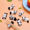 Pack of 8 Chopstick Holders, Cute Panda Shaped Chopstick Rack,