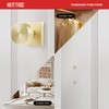 Heittis 2 Pack Dummy Door Knobs, Satin Brass Non Turning