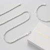 Byzantine Chain 4 mm, Solid 925 Silver, Selection of Lengths,