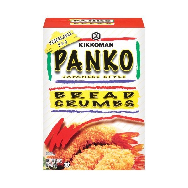 Kikkoman, Panko Bread Crumbs, 8oz Box (Pack of 3)