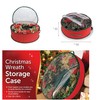 ADEPTNA Set of 2 Premium Christmas Wreath Storage Decoration Storage