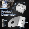 2-Pack Amber Watermelon Light with 45° Stainless Steel Mounting Brackets,