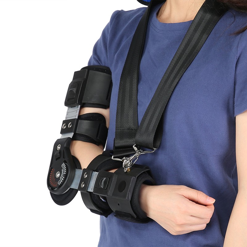 Elbow Brace Adjustable Breathable Elbow Fracture Rehabilitation Support Brace