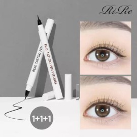 Lir [3개] 리르 리얼 타투 펜 아이라이너 - 아이라인 붓펜 리퀴드 워터프루프 [3 pieces] Lir Real Tattoo Pen Eyeliner - Eyeline Brush Pen Liquid Waterproof
