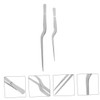 CIYODO 2pcs Stainless Steel Kitchen Tweezers Precision Tongs for Cooking