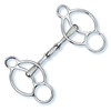 Stübben Gebiss 2281 3-Ring-Trense Easy Control - 10,5 cm -